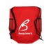 4-Pack BodySmart Drawstring Backpack 600 Denier with Mesh Bottle Holders
