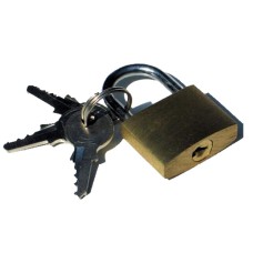 Brass Lock with Keys