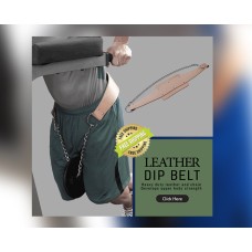 Heavy Duty Leather Dip Belt